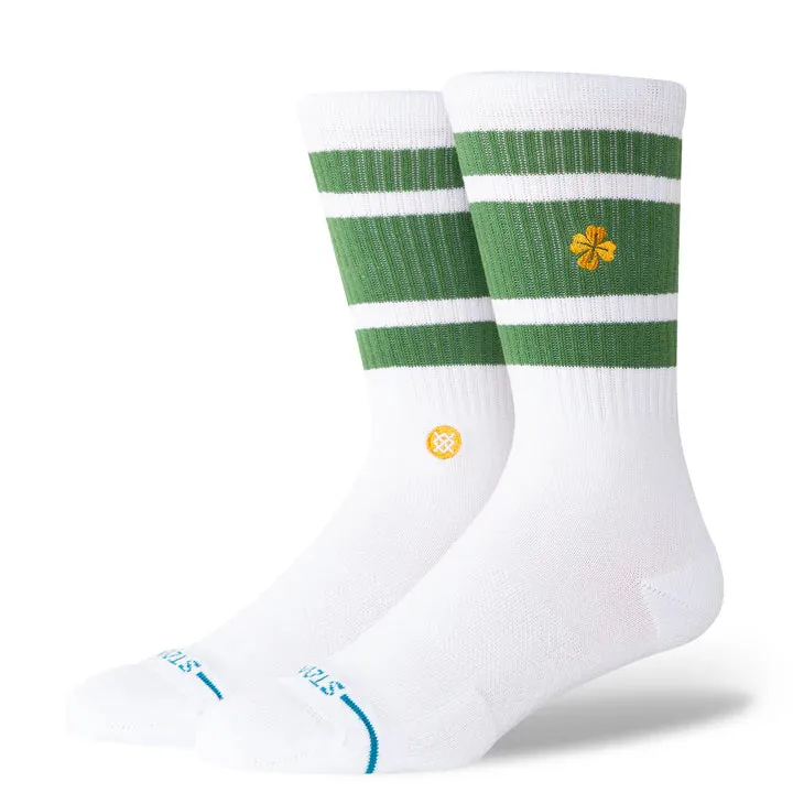 Stance "Feelin' Lucky" Combed Cotton Blend Crew Socks sold by Great Sox
