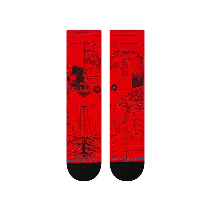 Stance x Star Wars "Vader" Combed Cotton Blend Crew Socks sold by Great Sox product image thumbnail 3