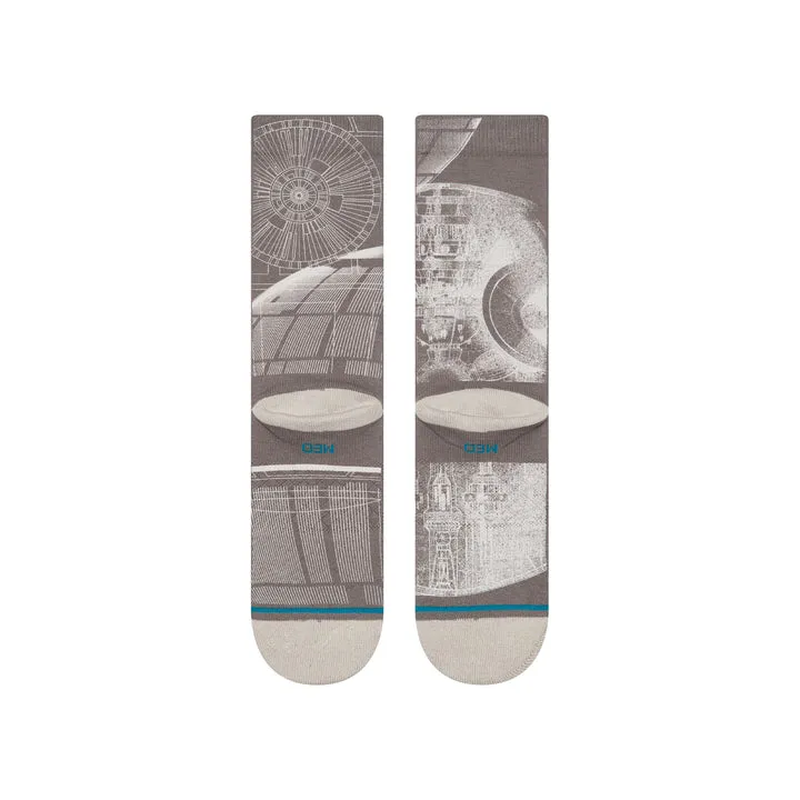 Stance x Star Wars "Death Star" Combed Cotton Blend Crew Socks sold by Great Sox product image thumbnail 3