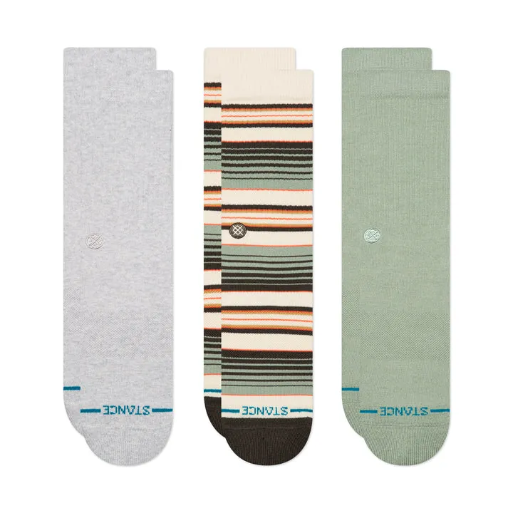 Stance "Repeteur Crew 3 Pack" Combed Cotton Blend Socks sold by Great Sox