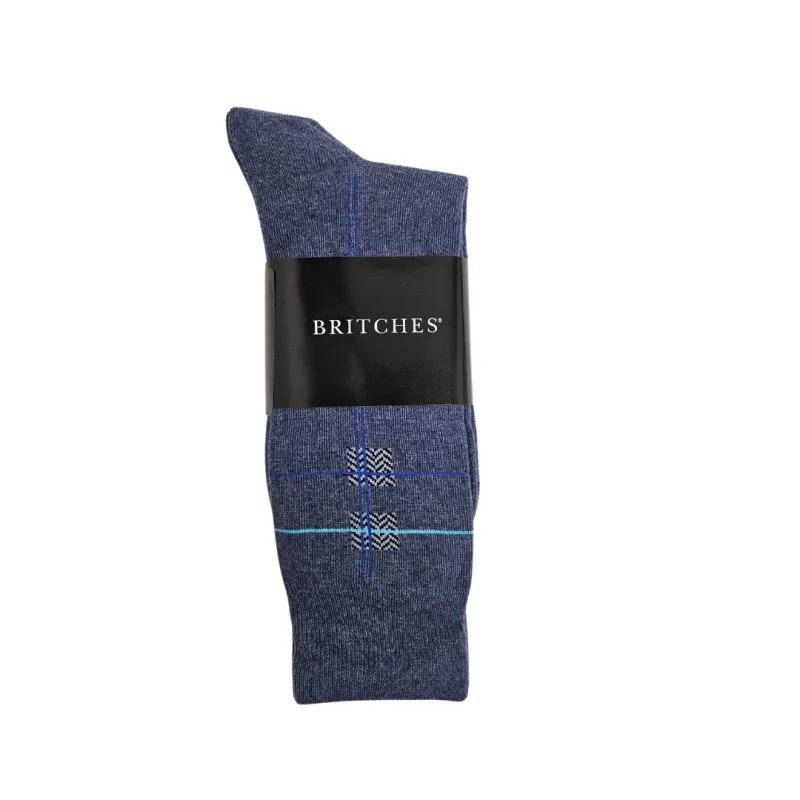 2 Pairs - Men's Cotton Dress Socks (CLEARANCE) by Britches sold by Great Sox