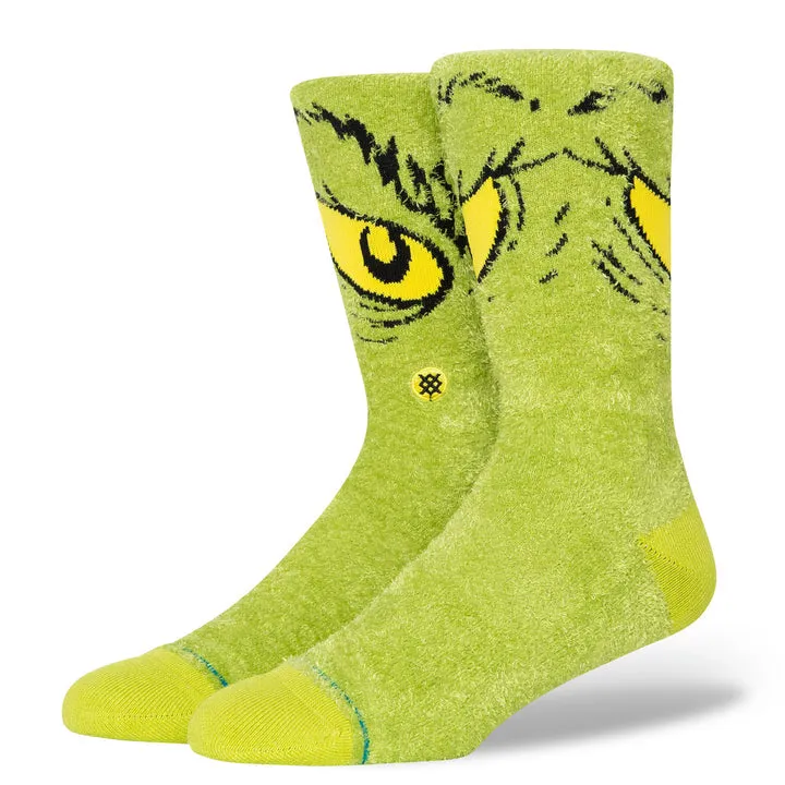 Stance x The Grinch "Da Da Dagrinch" Casual Crew Socks sold by Great Sox