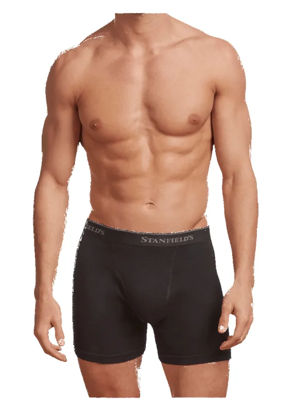Men's Premium 100% Cotton Boxer Brief - 2 Pack by Stanfield's sold by Great Sox