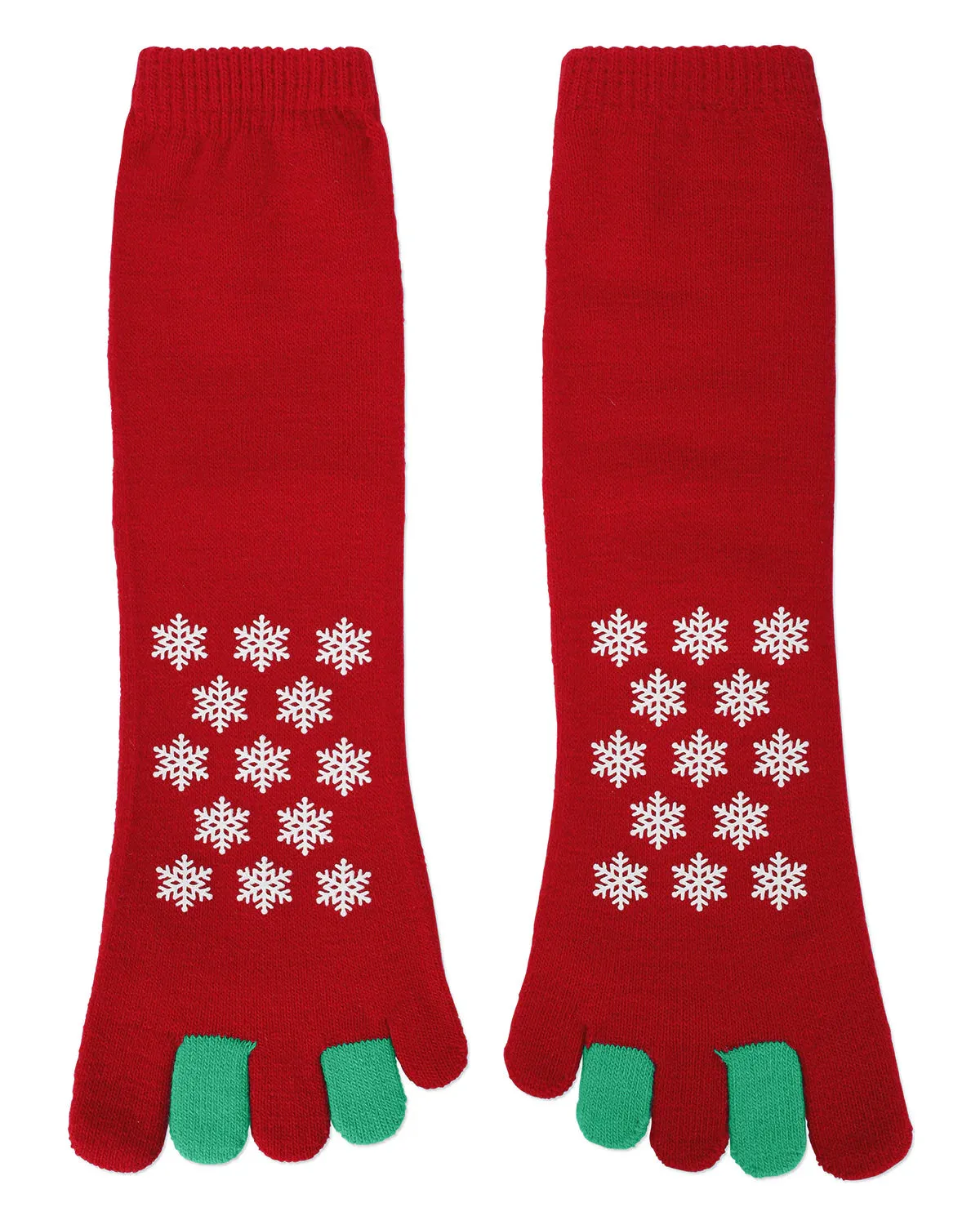 "Let it Snow Toe Sock" Non Skid Socks by Me Moí - One Size sold by Great Sox product image thumbnail 2