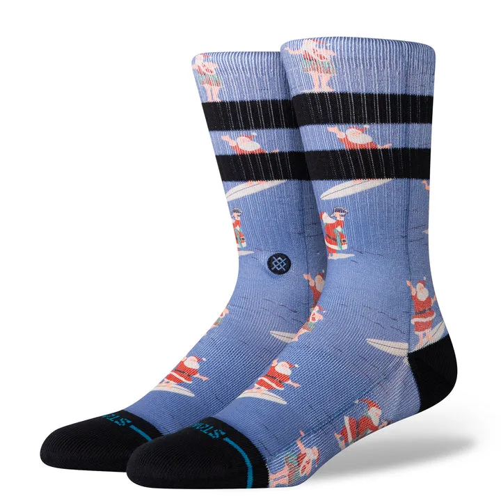 Stance "Surfing Santa" Polyester Blend Socks sold by Great Sox