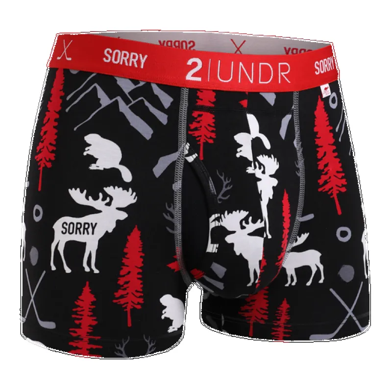 2UNDR Day Shift 6" Boxer Brief - Sorry Eh sold by Great Sox