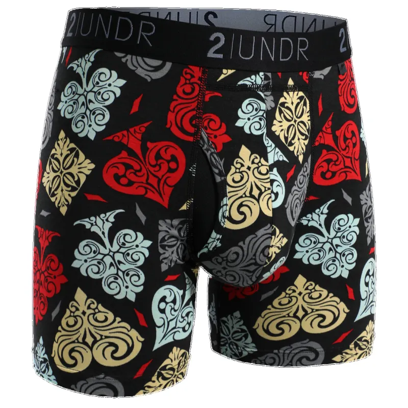2UNDR Day Shift 6" Boxer Brief - Spades sold by Great Sox