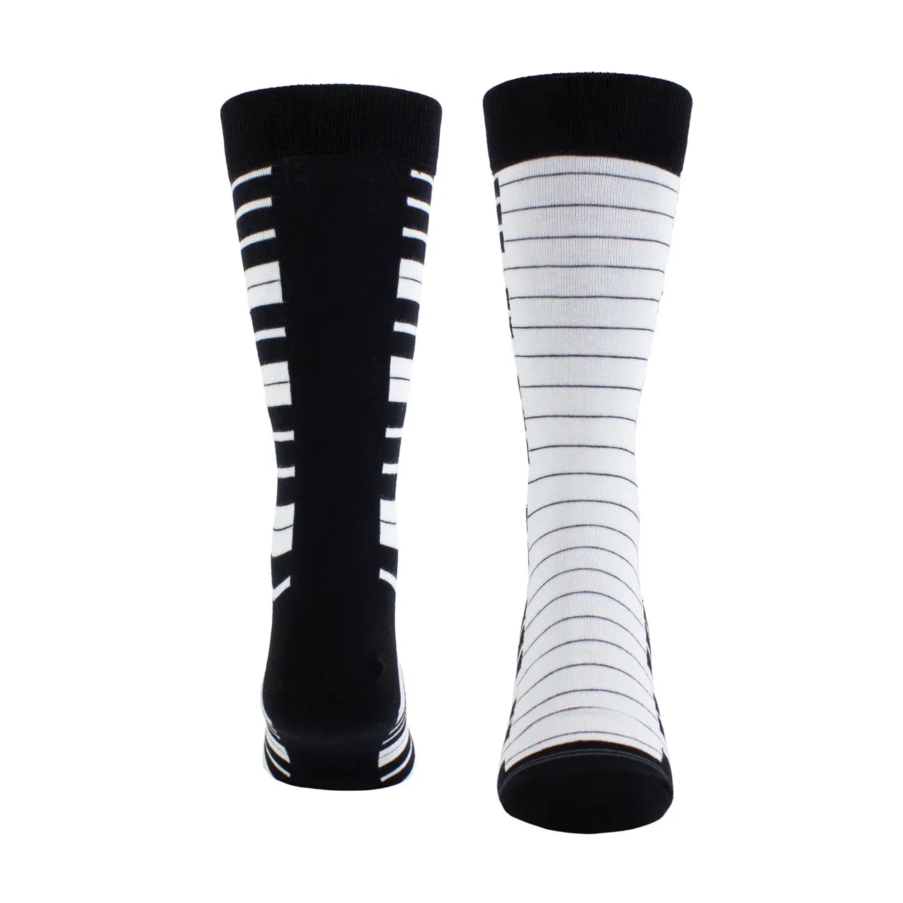 Perri's "KEYBOARD" Cotton Crew Socks - Large sold by Great Sox product image thumbnail 2