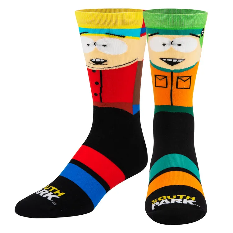 "South Park Gang" Cotton Blend Crew Socks by ODD Sox (LARGE) sold by Great Sox