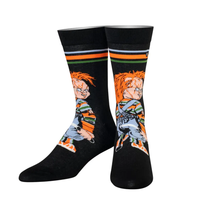"Chucky's Back" Cotton Socks by ODD Sox - LARGE sold by Great Sox