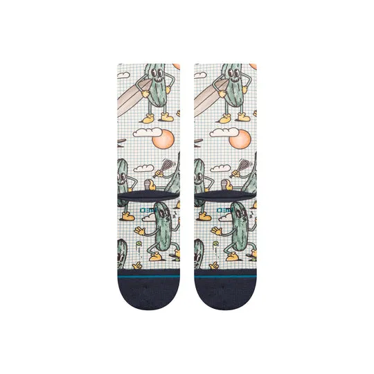Stance "Feeling Pickled" Polyester Blend Crew Socks sold by Great Sox product image thumbnail 3