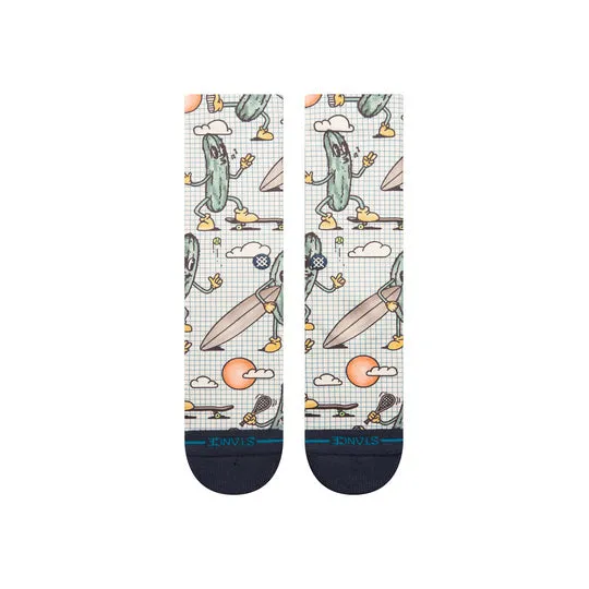 Stance "Feeling Pickled" Polyester Blend Crew Socks sold by Great Sox product image thumbnail 2
