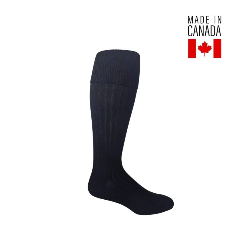 English Sport Shop Bermuda Merino Wool Ribbed 22" Thigh-high Sock sold by Great Sox
