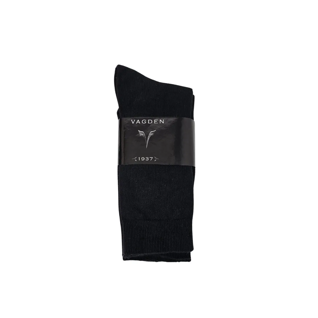 2 PAIR Vagden 80% Cotton Black Dress Socks (CLEARANCE) sold by Great Sox product image thumbnail 4
