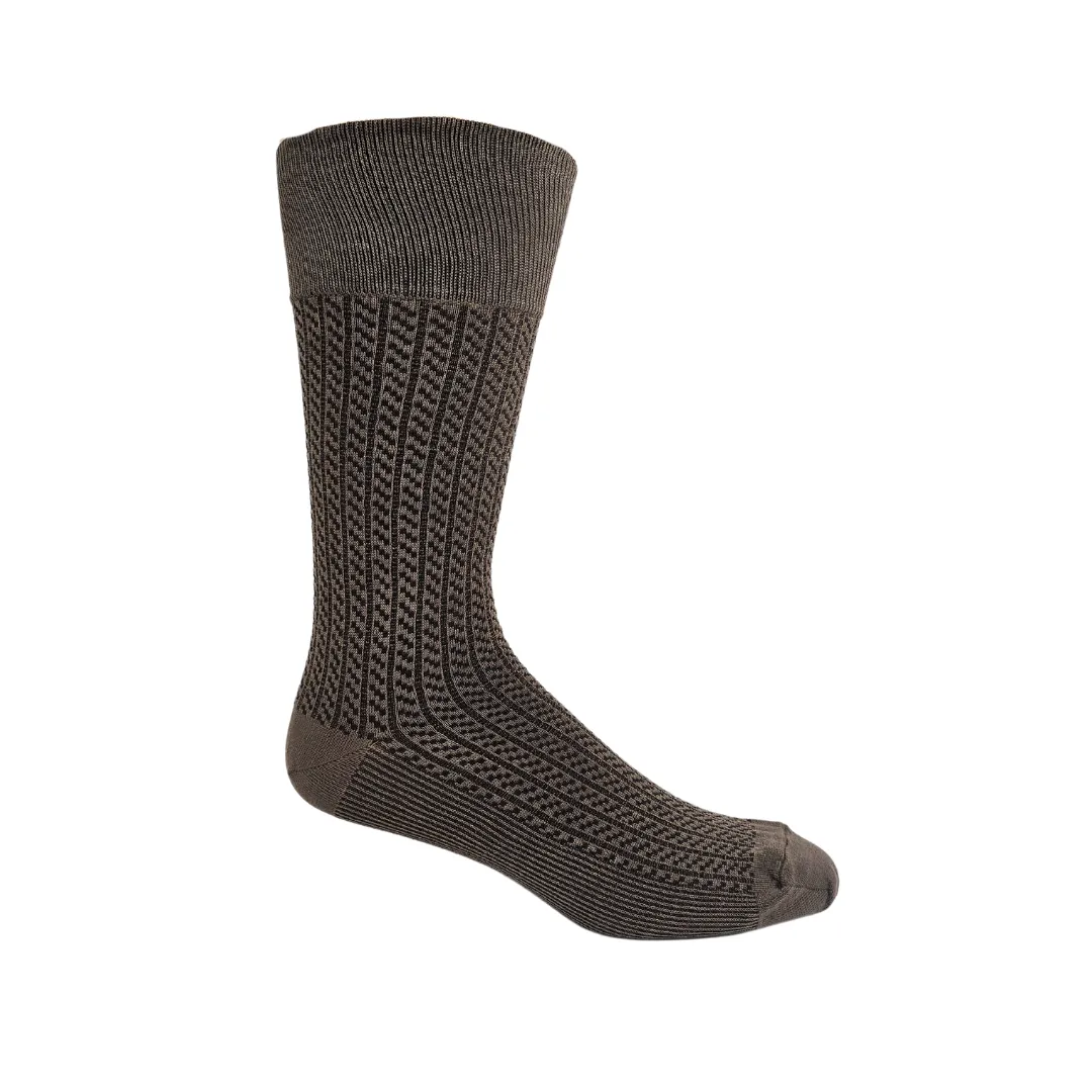 3 PAIR - Vagden Men's Assorted Pattern Mercerized Cotton XL Dress Socks (CLEARANCE) sold by Great Sox product image thumbnail 2