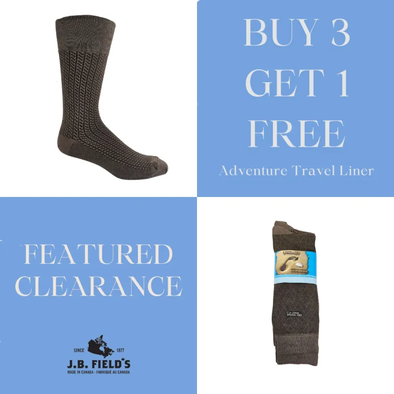 3 PAIR - Vagden Men's Assorted Pattern Mercerized Cotton XL Dress Socks (CLEARANCE) sold by Great Sox