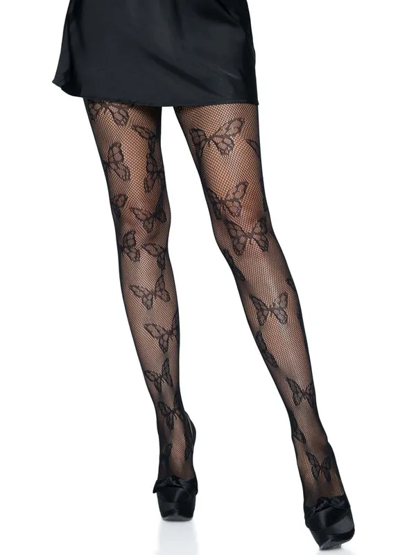 Leg Avenue Butterfly Net Tights sold by Great Sox