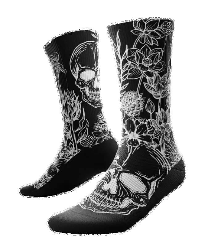 "Positive Thoughts" Performance Crew Running Socks by Outway sold by Great Sox