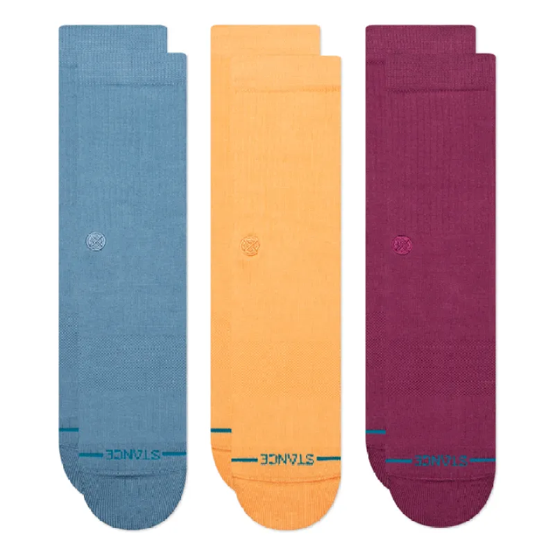 Stance "Icon 3 Pack" Combed Cotton Socks sold by Great Sox