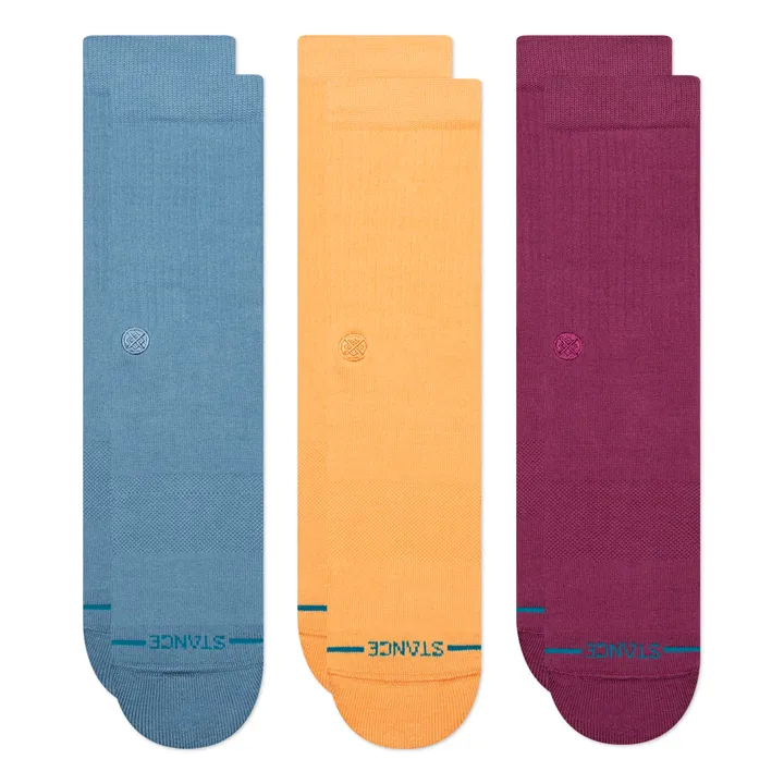 Stance "Icon 3 Pack" Combed Cotton Socks sold by Great Sox