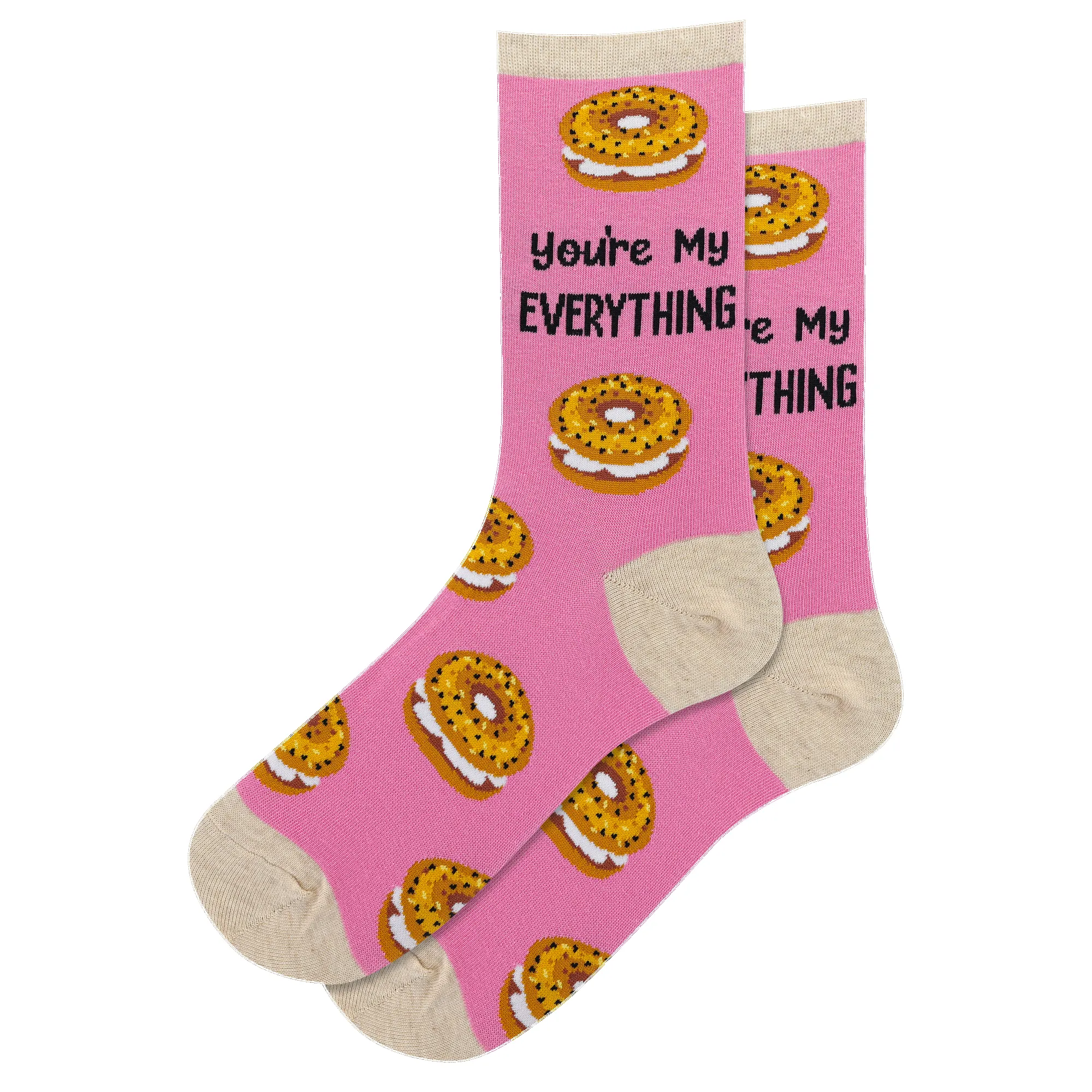 "You're My Everything" Crew Socks by Hot Sox sold by Great Sox product image thumbnail 2