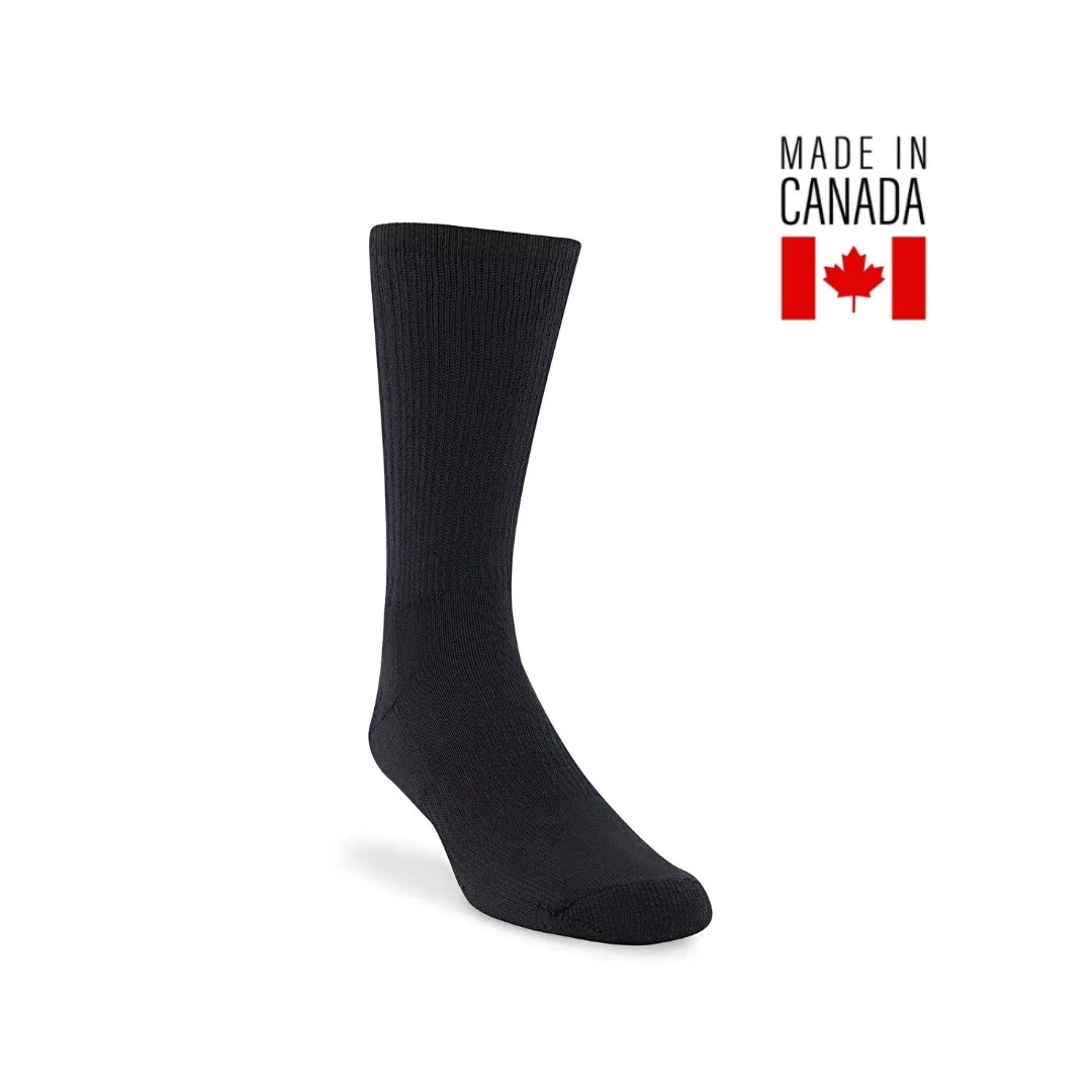 J.B. Field's "Hiker GX" 74% Merino Wool Hiking Sock (Obsidian Black) sold by Great Sox