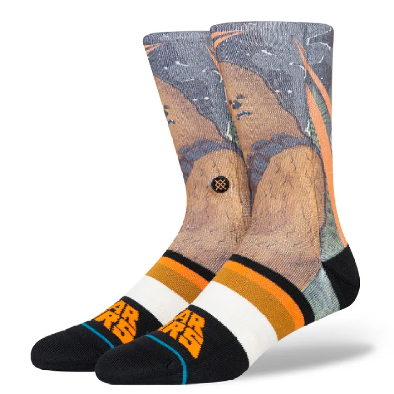 Stance x Star Wars "Chewie By Jaz" Polyester Blend Crew Socks sold by Great Sox