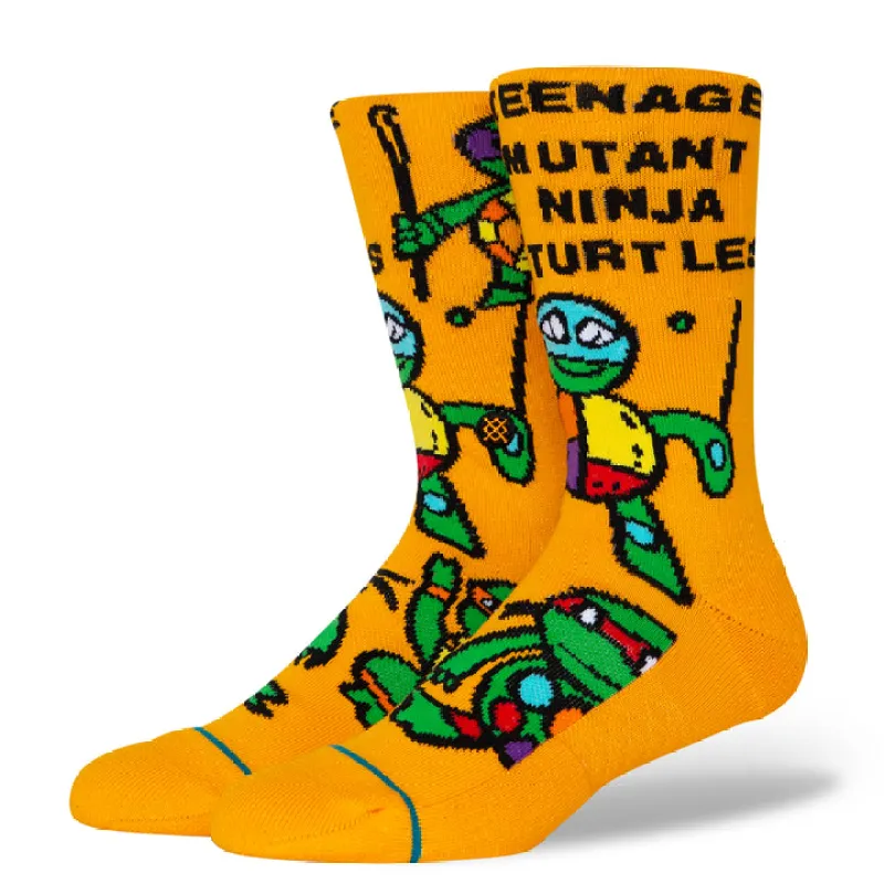Stance x TMNT "Tubular" Combed Cotton Blend Crew Socks made by Stance