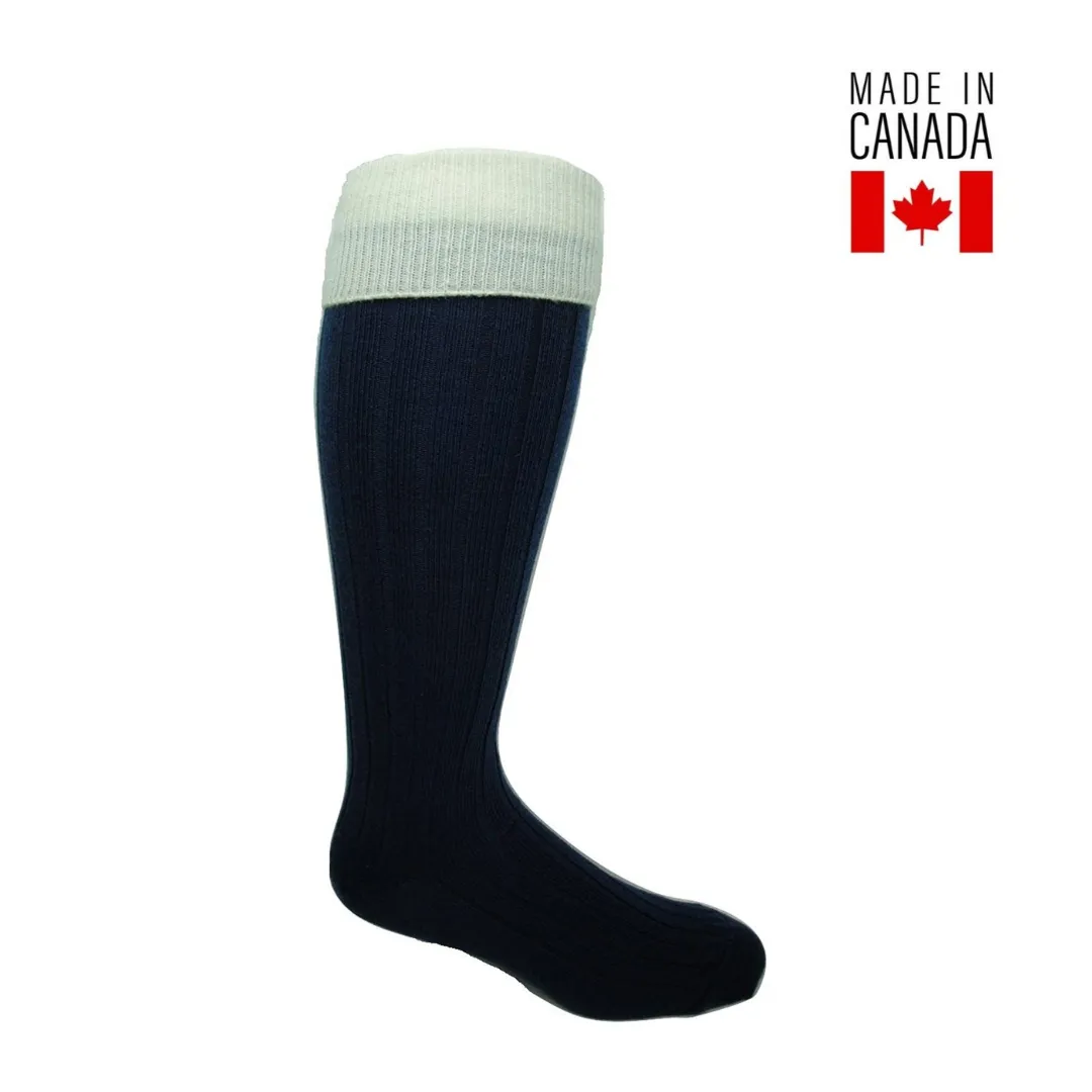 Vagden Coolmax Rolled-Down Cuff Knee High Dress Sock sold by Great Sox