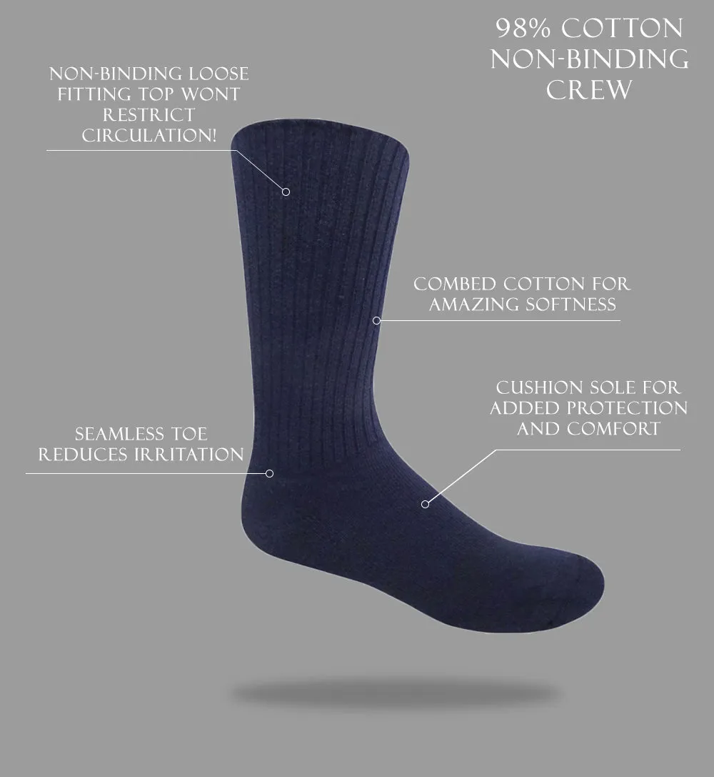 Britches 98% Cotton Cushion Diabetic Socks (NOT SEAMLESS) - XL SIZE sold by Great Sox product image thumbnail 3