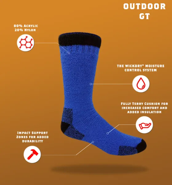 3 PAIR - J.B. Field's"Outdoor GT" Boot Socks (CLEARANCE) sold by Great Sox product image thumbnail 2