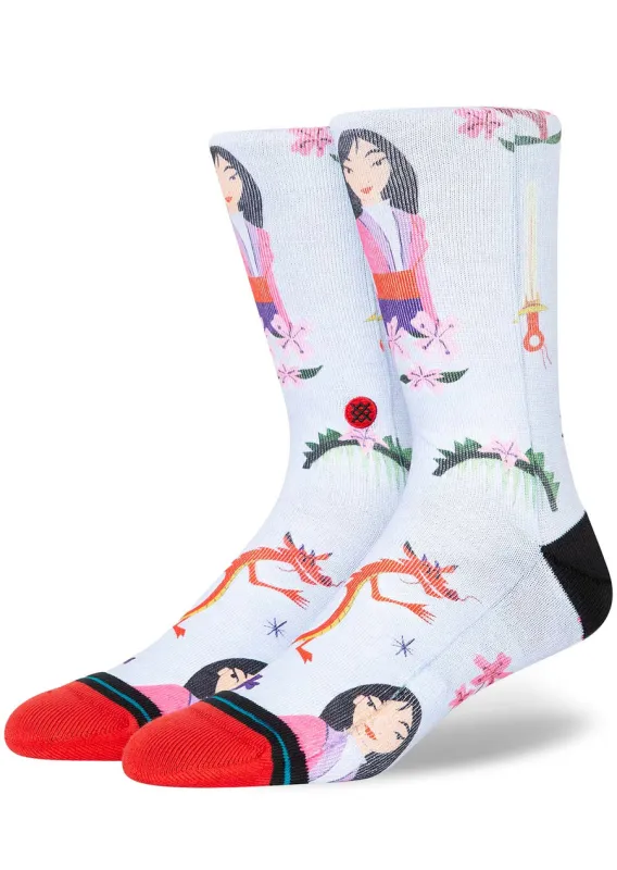 Stance Disney 100 "Mulan by Estee" Crew Socks sold by Great Sox