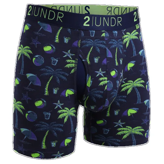 2UNDR Day Shift 6" Boxer Brief - Midnite Oasis(CLEARANCE) sold by Great Sox