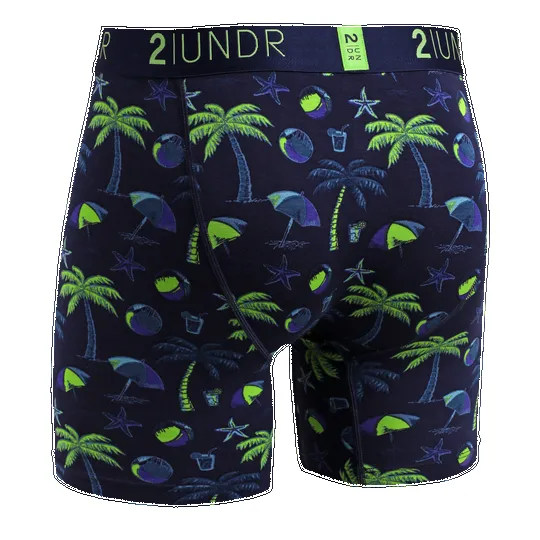 2UNDR Day Shift 6" Boxer Brief - Midnite Oasis(CLEARANCE) sold by Great Sox product image thumbnail 2
