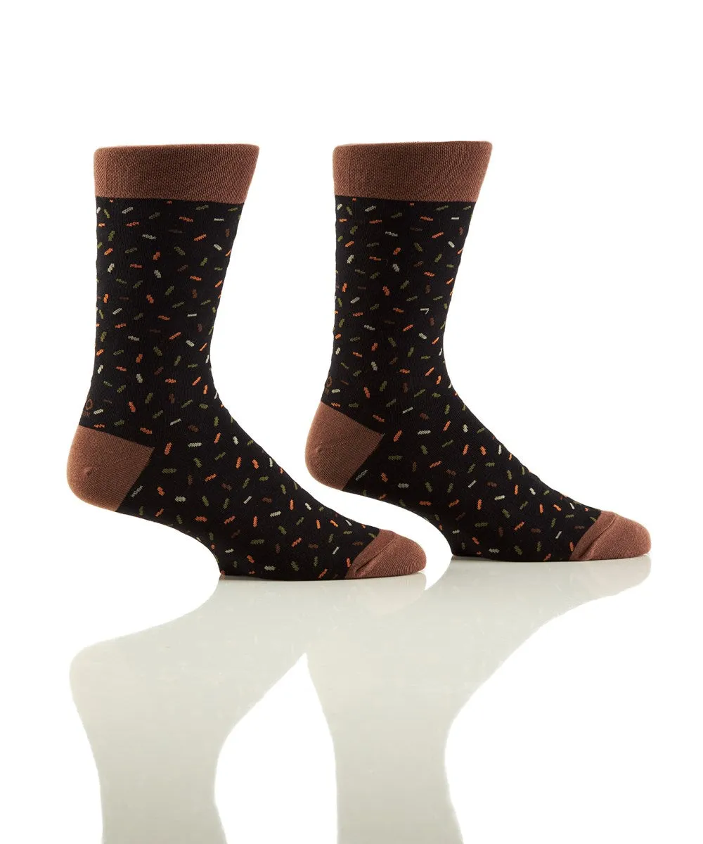 "Confetti" Crew Socks by YO Sox - Large sold by Great Sox