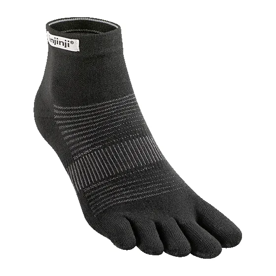 Run Lightweight CoolMax Mini Crew Ankle Socks - by Injinji sold by Great Sox