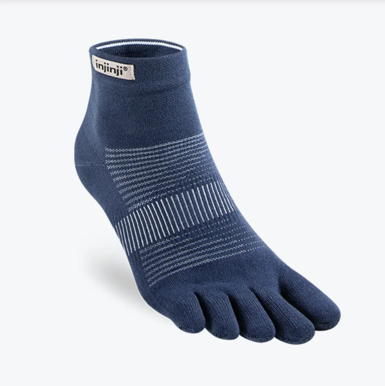 Run Lightweight CoolMax Mini Crew Ankle Socks - by Injinji sold by Great Sox product image thumbnail 3