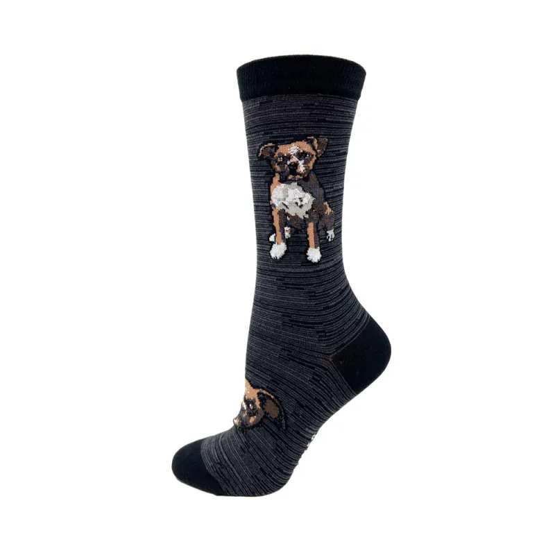 Crazy Toes "Boxer" Cotton Socks - Medium sold by Great Sox