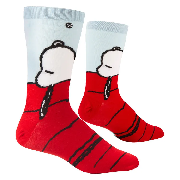 "Snoopy & Woodstock" Cotton Blend Crew Socks by ODD Sox - Large sold by Great Sox product image thumbnail 2