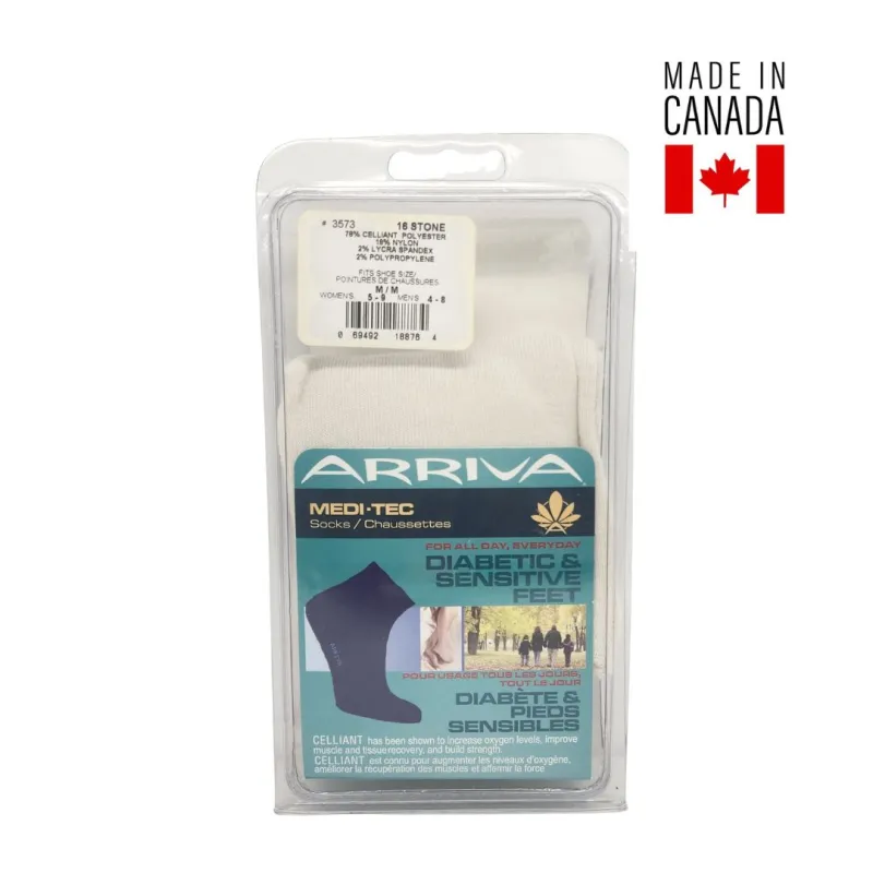 Holofiber Sport/Casual Ankle Diabetic Sock by Arriva (CLEARANCE) sold by Great Sox