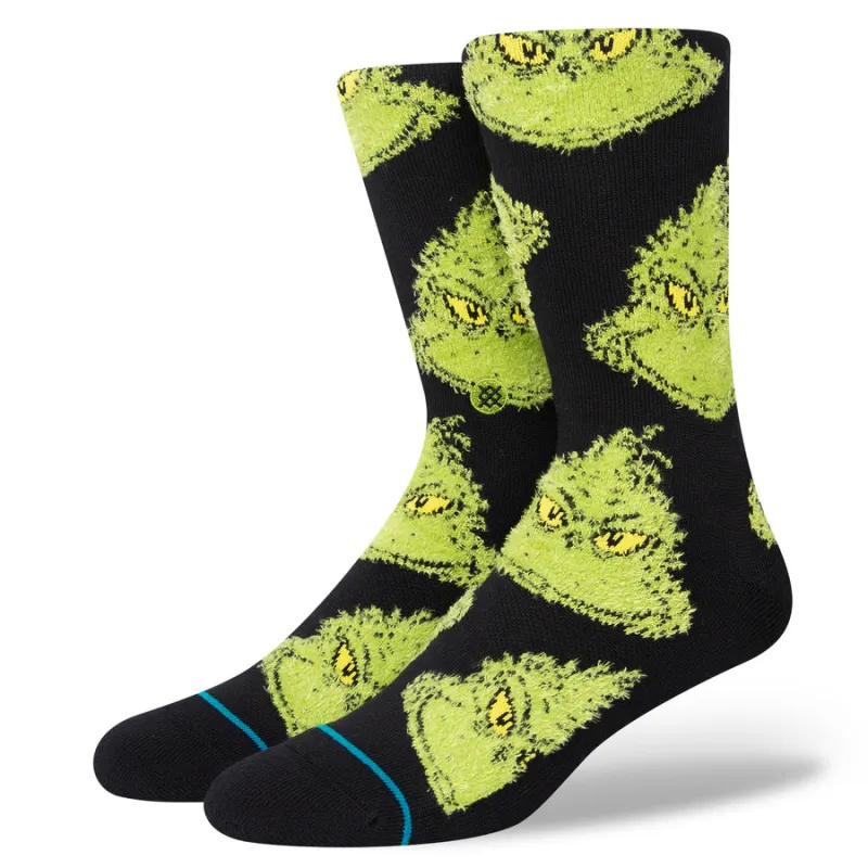 "Mean One" The Grinch x Stance Casual Crew Socks sold by Great Sox