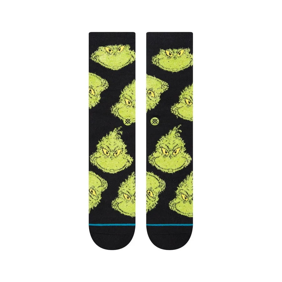 "Mean One" The Grinch x Stance Casual Crew Socks sold by Great Sox product image thumbnail 2