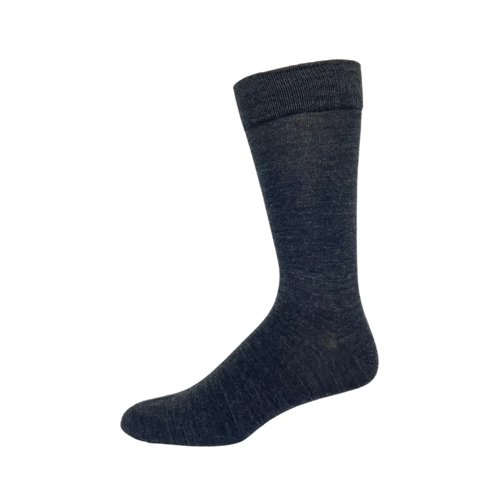 Key's "Merino Wool Plain Dress" Crew Sock (3510/4510) sold by Great Sox product image thumbnail 2
