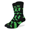"Raining Money" Crew Socks by Good Luck Sock - Large sold by Great Sox