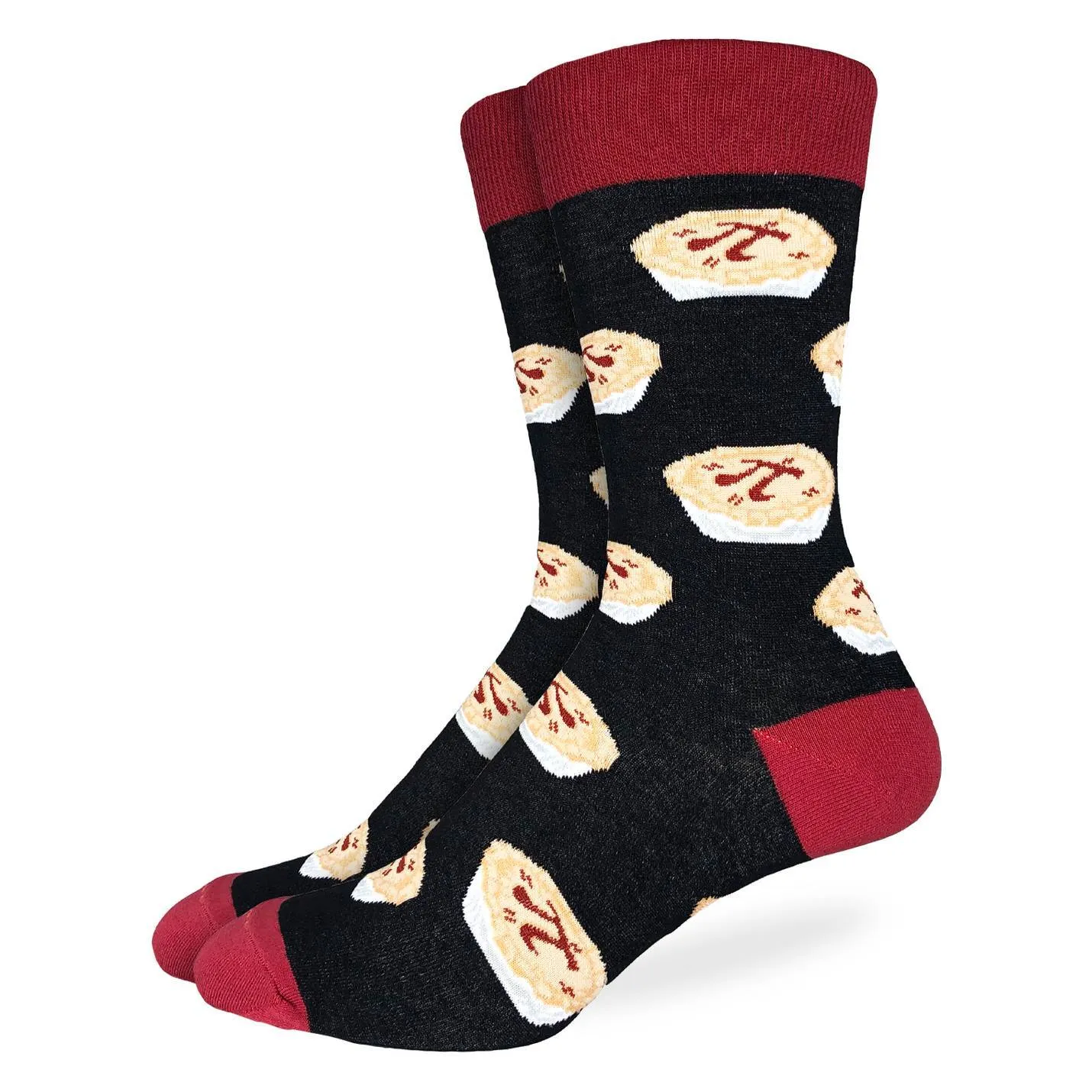 "Pi Pie" Cotton Crew Socks by Good Luck Sock sold by Great Sox product image thumbnail 2