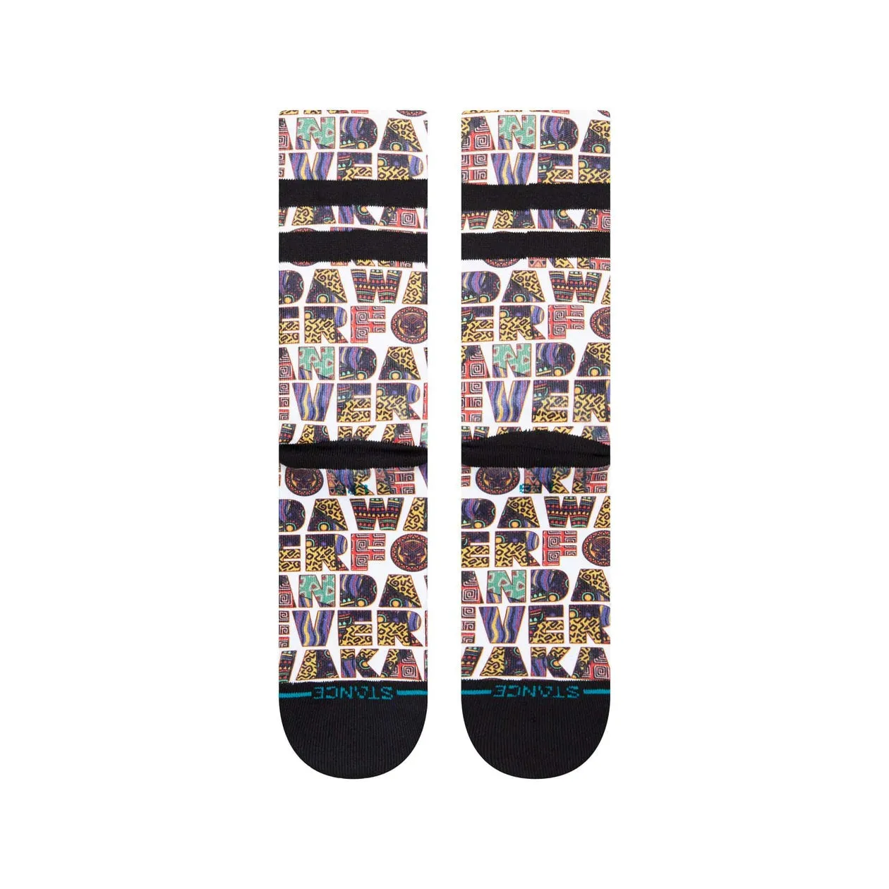 Stance "Wakanda Forever" Black Panther Cotton Crew Socks - Large sold by Great Sox product image thumbnail 3