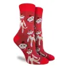"Sock Monkeys" Cotton Crew Socks by Good Luck Sock sold by Great Sox