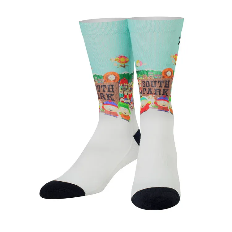 "South Park" Cotton Crew Socks by ODD Sox - Large sold by Great Sox