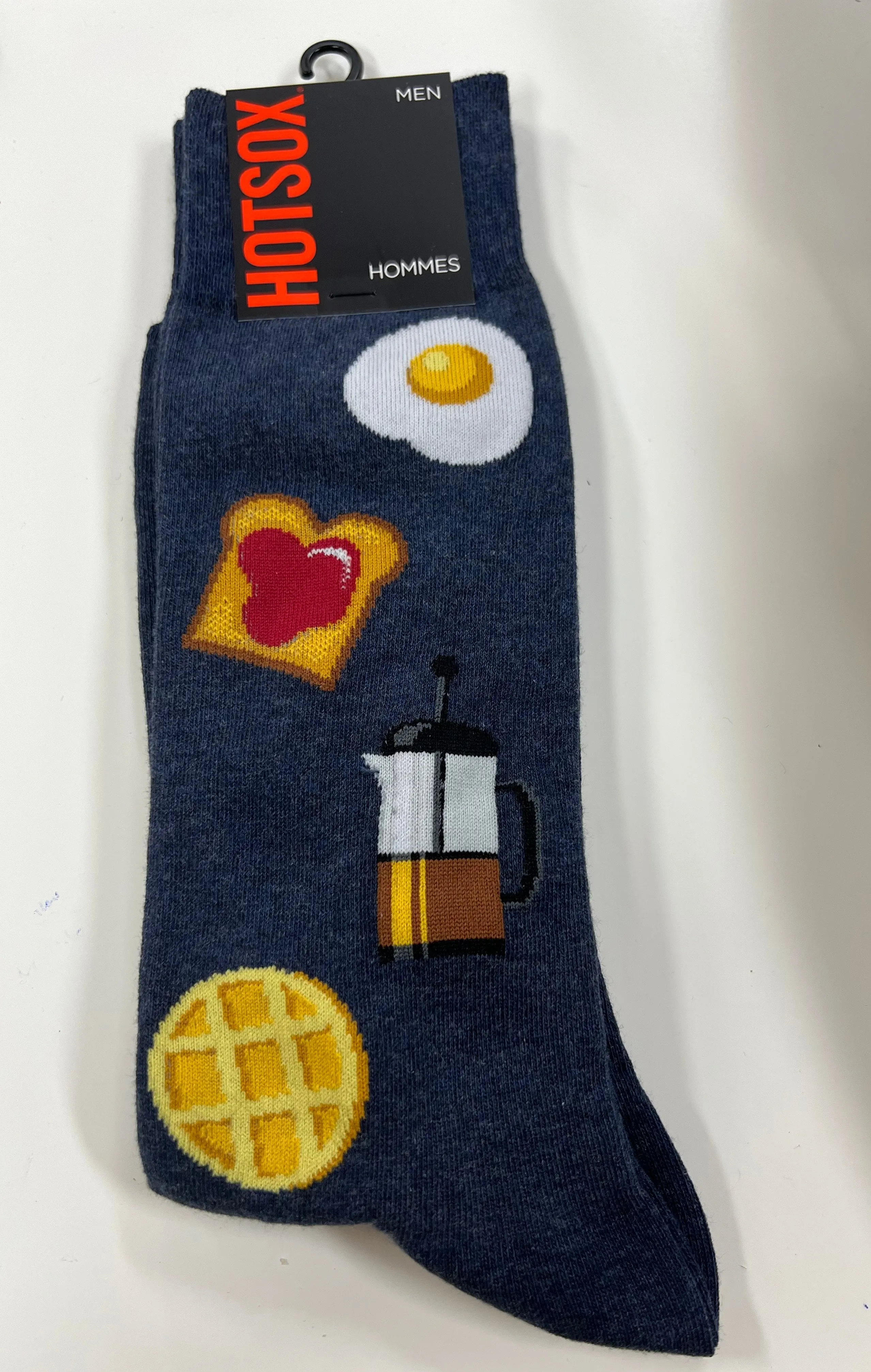 Hot Sox "Breakfast " Crew Socks sold by Great Sox product image thumbnail 3