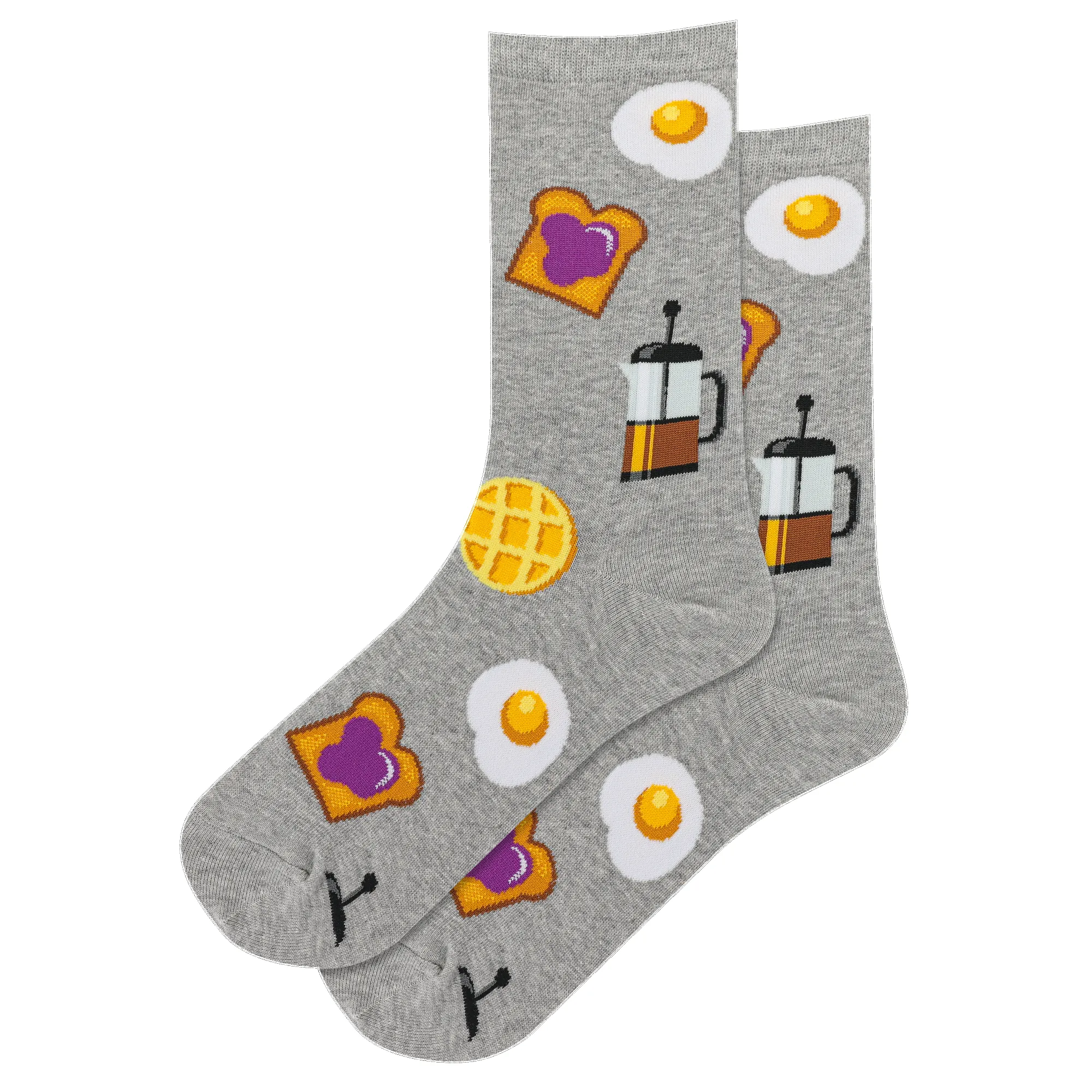 Hot Sox "Breakfast " Crew Socks sold by Great Sox product image thumbnail 2